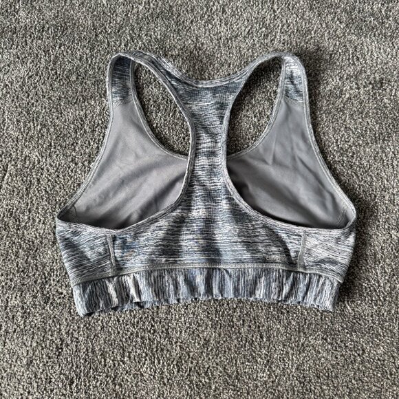Adidas Sports Bra Women's Climalite Techfit Bra Size M Gray - Picture 2 of 4